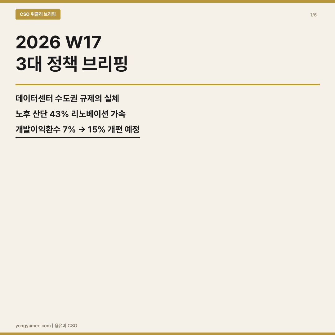 CSO 위클리 W17 카드뉴스