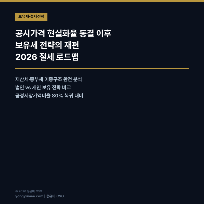 보유세 전략 카드뉴스 1