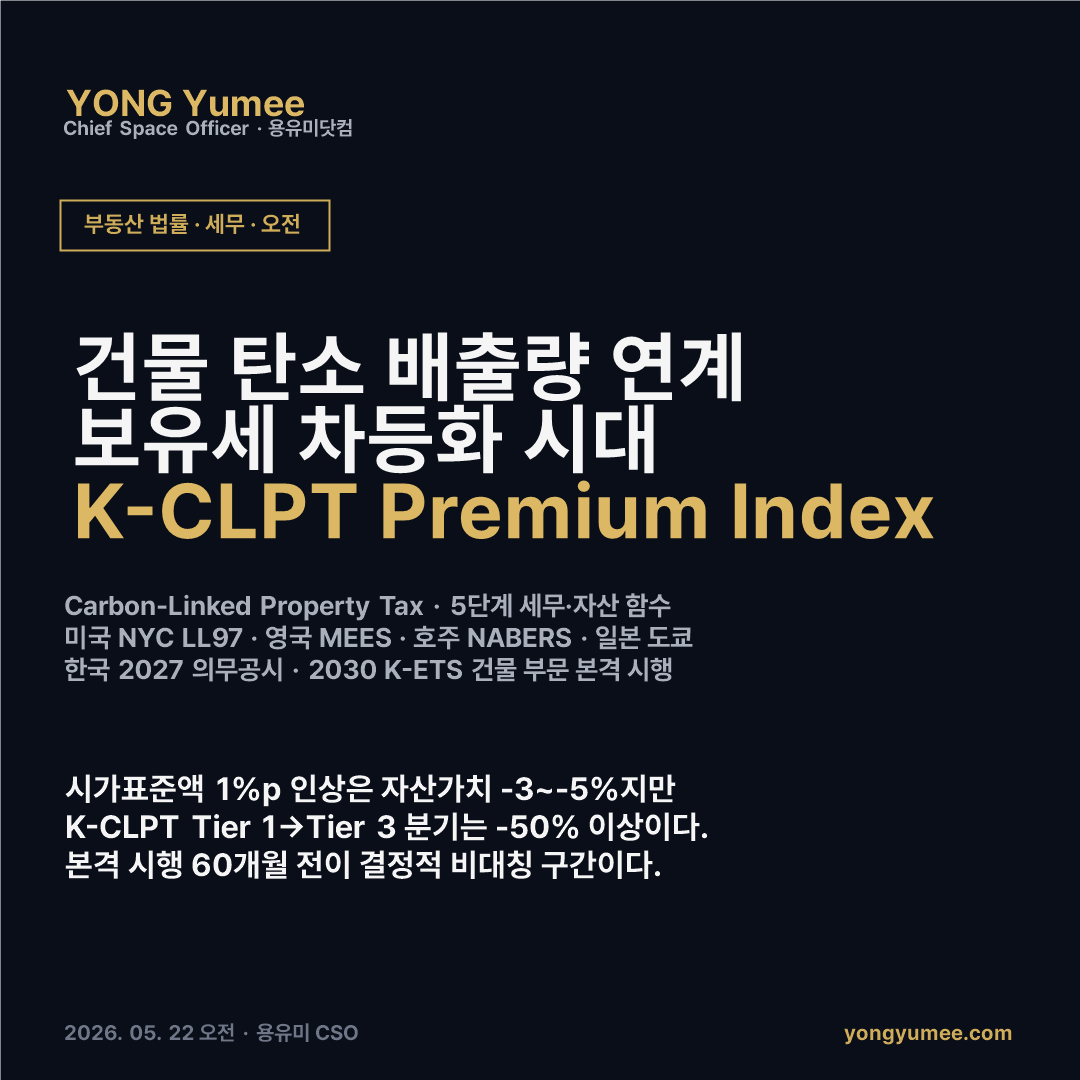 건물 탄소 연계 보유세 K-CLPT 카드뉴스