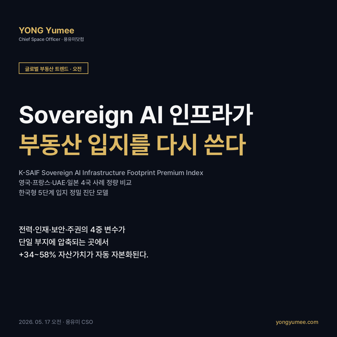 글로벌 소버린 AI 인프라 부동산 K-SAIF Premium Index 카드뉴스