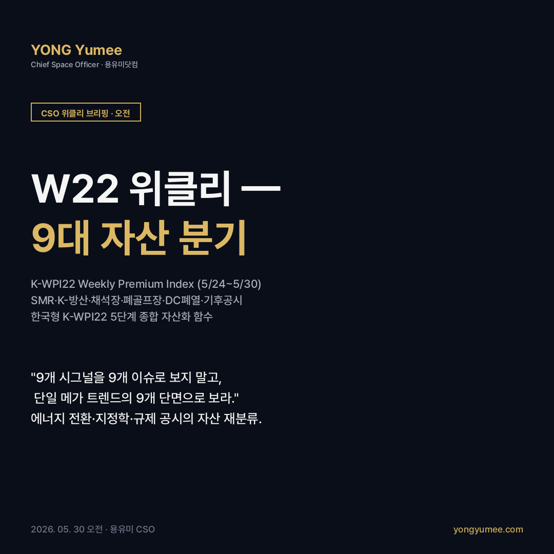 CSO 위클리 W22 K-WPI22 카드뉴스