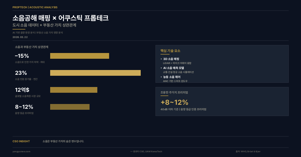 소음공해 프롭테크 인포그래픽